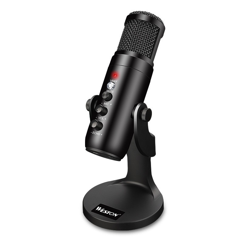 USB kondenzatorski mikrofon MU900pro Colorful Edition – kardioidno snimanje, raspon frekvencija 60 Hz–15 kHz, SNR ≥ 75 dB, napajanje 5V