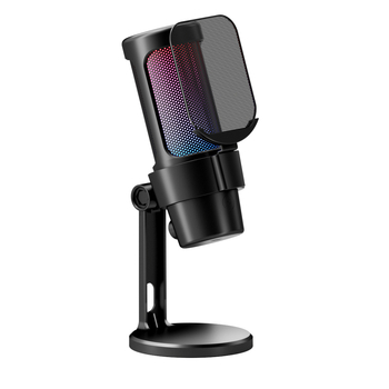 M8 USB gaming mikrofon s RGB osvjetljenjem, kondenzatorski mikrofon za PC i mobilne uređaje, live streaming