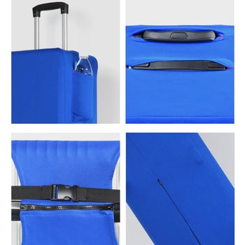 Κάλυμμα βαλιτσών με πλευρική τσέπη, ενισχυμένος πολυεστέρας-ελαστάν, ανθεκτικό στη φθορά και στην κοπή, προστασία από σκόνη και γρατζουνιές