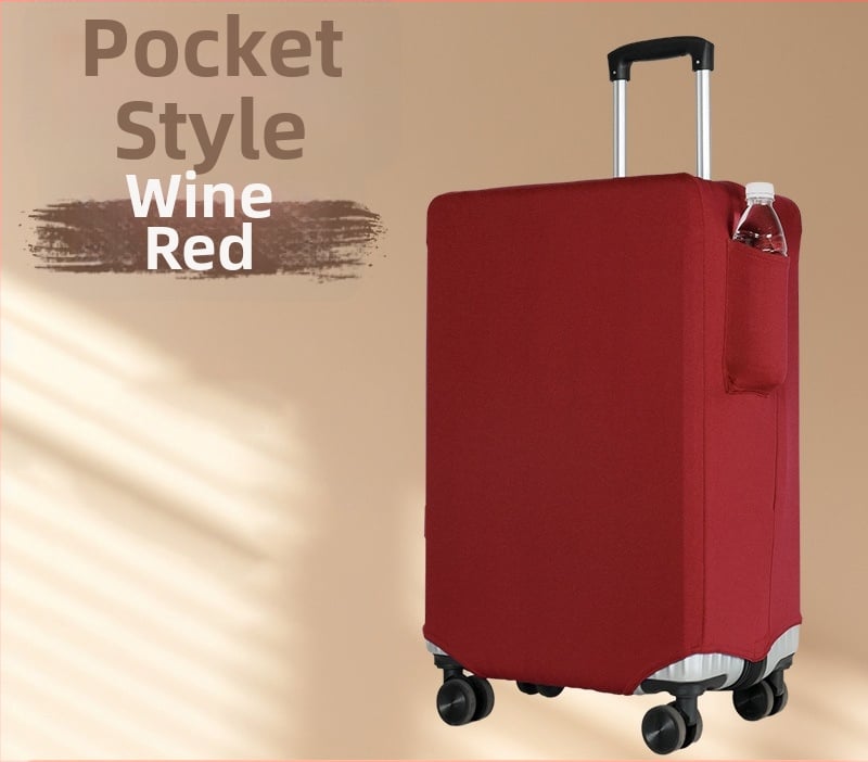 Κάλυμμα βαλιτσών με πλευρική τσέπη, ενισχυμένος πολυεστέρας-ελαστάν, ανθεκτικό στη φθορά και στην κοπή, προστασία από σκόνη και γρατζουνιές