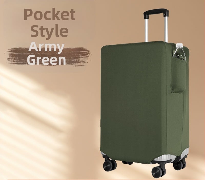 Κάλυμμα βαλιτσών με πλευρική τσέπη, ενισχυμένος πολυεστέρας-ελαστάν, ανθεκτικό στη φθορά και στην κοπή, προστασία από σκόνη και γρατζουνιές