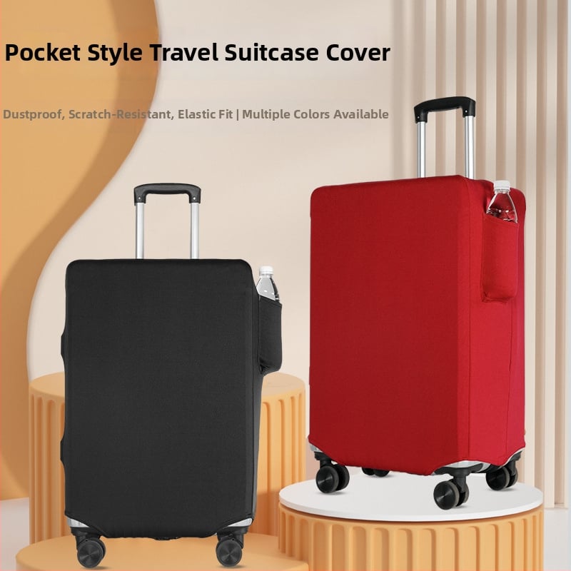 Κάλυμμα βαλιτσών με πλευρική τσέπη, ενισχυμένος πολυεστέρας-ελαστάν, ανθεκτικό στη φθορά και στην κοπή, προστασία από σκόνη και γρατζουνιές