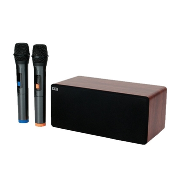 N-S10mini Sistem audio karaoke Home All-in-One cu microfoane duale, Bluetooth 5.0, 60W, 60Hz-15kHz, SNR ≥70dB, alimentare AC