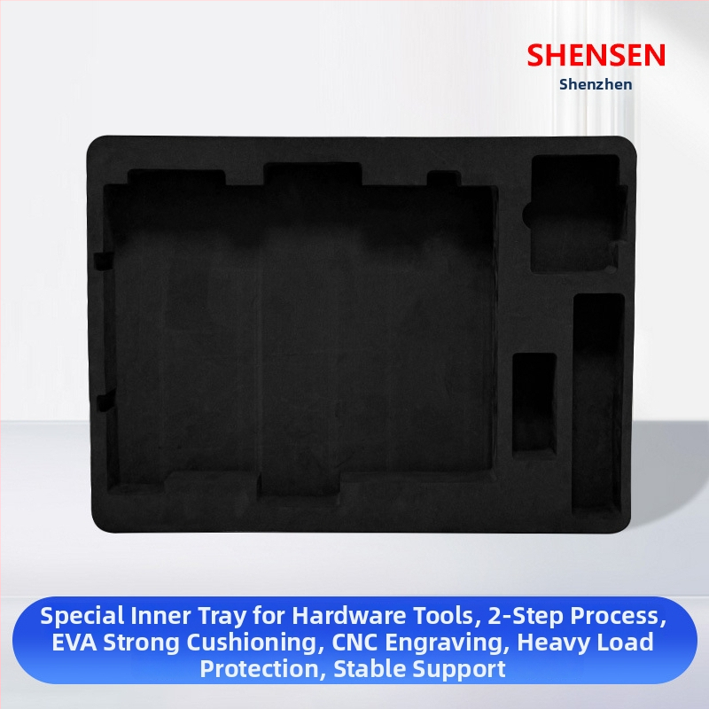 Interior de protecție pentru cutii de ambalaj, din spumă PU, densitate 18-50 kg/m³, grosime și dimensiuni personalizabile, imprimare disponibilă