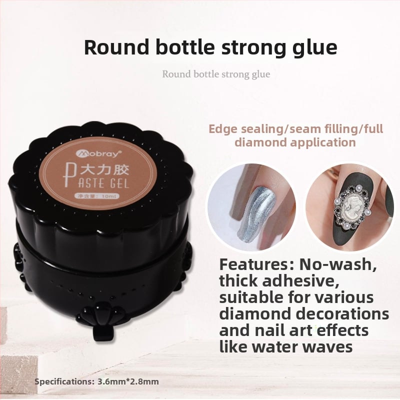 Κόλλα νυχιών - 10 ml, κόλλα που σκληραίνει με φως, φωτοπολυμερικό, πολυλειτουργική, εγκεκριμένη ιδιωτική ετικέτα