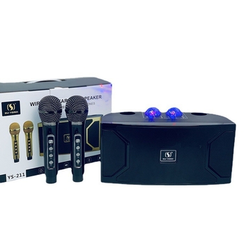 Boxă Bluetooth pentru karaoke cu microfon wireless și LED intermitent — Bluetooth 5.3, putere 20W, interval de frecvență 20Hz-20kHz, SNR ≥100dB, baterie încorporată 2000–4000mAh