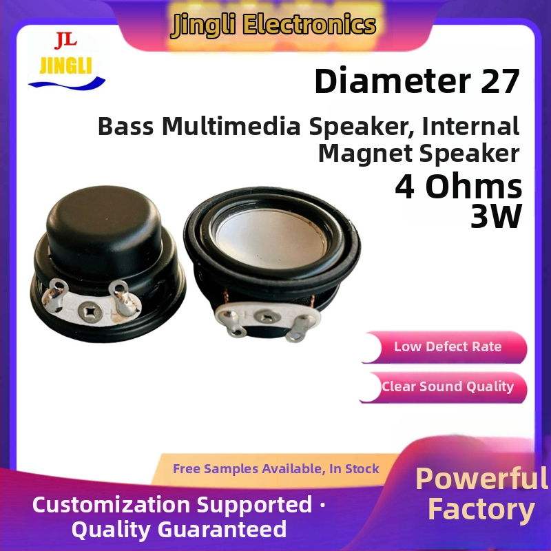 JLDZ difuzor multimedia bas 27mm — răspuns în frecvență 0,01–20, direcție: completă, aplicații: electronică digitală