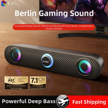 Boxe USB pentru calculator cu Bluetooth, Sistem cu 2 Difuzoare, 6W, Iluminare RGB