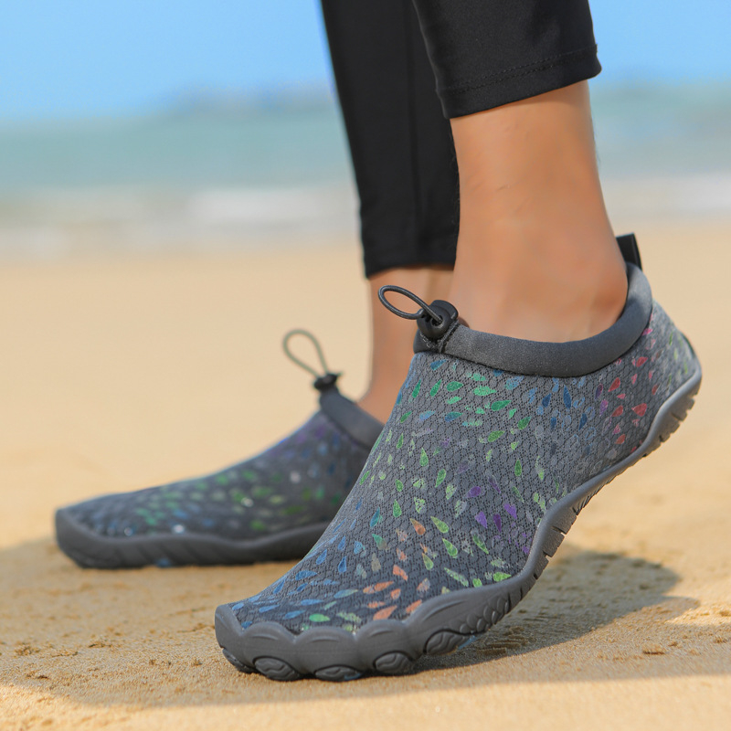 Παπούτσια διάσχισης ποταμού με πέντε δάχτυλα, επάνω Lycra, αντιολισθητική εξωτερική σόλα από καουτσούκ, χαμηλό κόψιμο