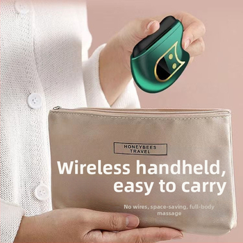 Elektromos arcmasszírozó infravörös funkcióval; beépített 300–500 mAh-s akkumulátor; IPX1 vízálló; otthoni használatra.