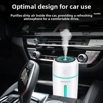 FEILIAN XRH-026 Čistič vzduchu a zvlhčovač do auta – všetko v jednom s arómou a sterilizáciou, USB 3W