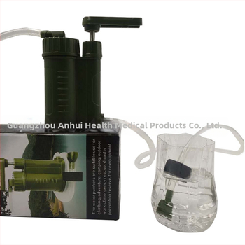 Paie de filtrare a apei cu ultrafiltrare, compas, fluier și cuțit – echipament de supraviețuire, capacitate 1000 L