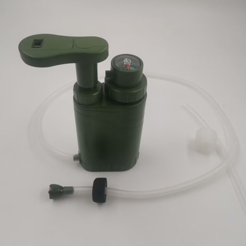 Paie de filtrare a apei cu ultrafiltrare, compas, fluier și cuțit – echipament de supraviețuire, capacitate 1000 L