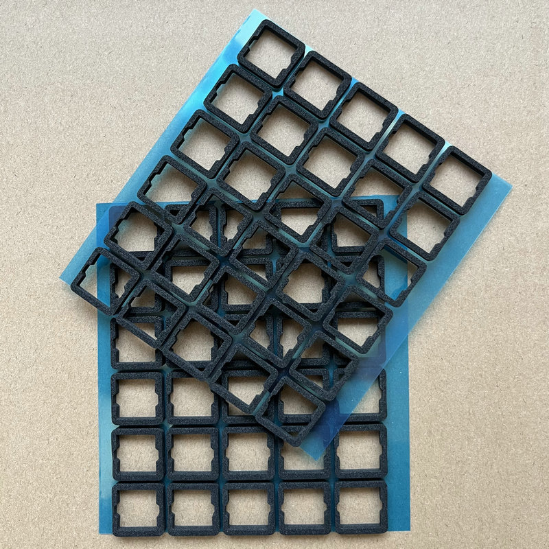 Pad de amortizare a zgomotului pentru tastatură mecanică, material EVA, densitate personalizabilă, grosime personalizabilă, procesare la cerere, imprimare disponibilă