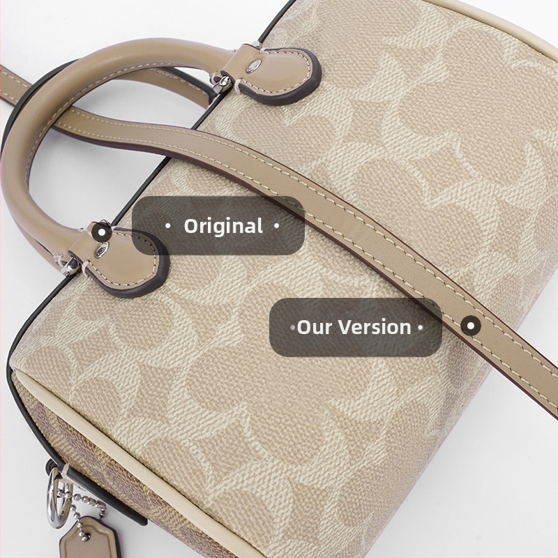 Ιμάντας ώμου για Coach Rowan18/25 Boston – Mingguhui, ρυθμιζόμενη μετατροπή σε crossbody, γνήσιο δέρμα, αντοχή στη φθορά, αξεσουάρ αποσκευών