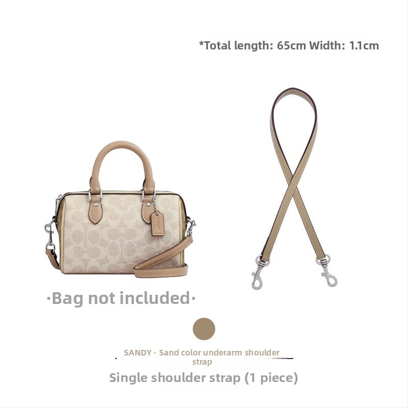 Ιμάντας ώμου για Coach Rowan18/25 Boston – Mingguhui, ρυθμιζόμενη μετατροπή σε crossbody, γνήσιο δέρμα, αντοχή στη φθορά, αξεσουάρ αποσκευών