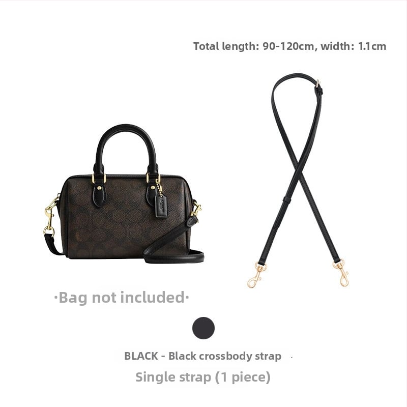 Ιμάντας ώμου για Coach Rowan18/25 Boston – Mingguhui, ρυθμιζόμενη μετατροπή σε crossbody, γνήσιο δέρμα, αντοχή στη φθορά, αξεσουάρ αποσκευών