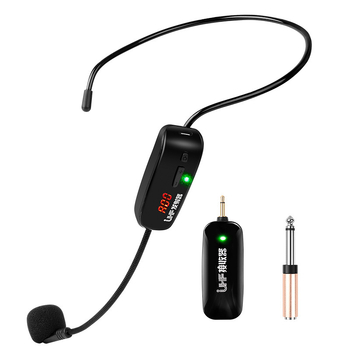 Naglavi mikrofon za predavanje s ugrađenom baterijom 3,7 V 300–500 mAh, mogućnost usmjeravanja, SNR ≥75 dB, trajanje baterije 3–6 h