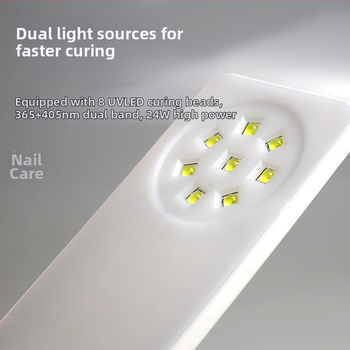 Géllakk lámpa, összecsukható asztali, multifunkcionális, újratölthető (Modell: K5PRO)