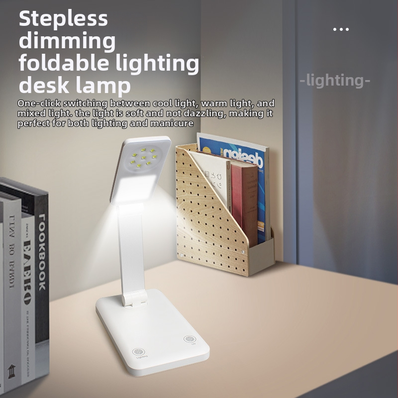 Géllakk lámpa, összecsukható asztali, multifunkcionális, újratölthető (Modell: K5PRO)