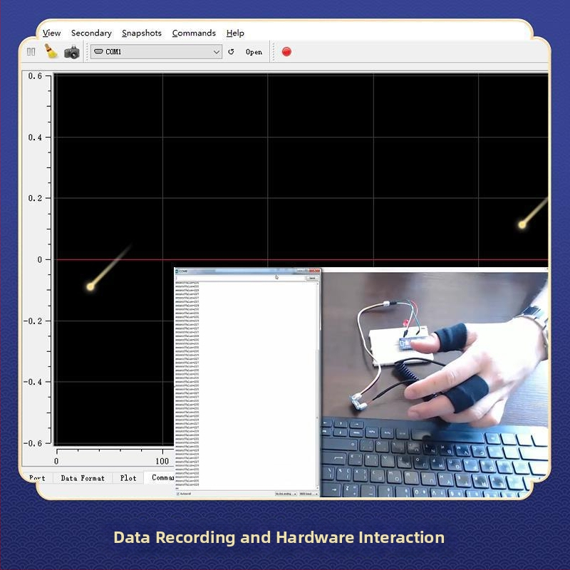 GSR сензор за кожа — измерване на съпротивление и проводимост на кожата, комплект за кожни измервания, анализ на реакцията, разработка на микроконтролер