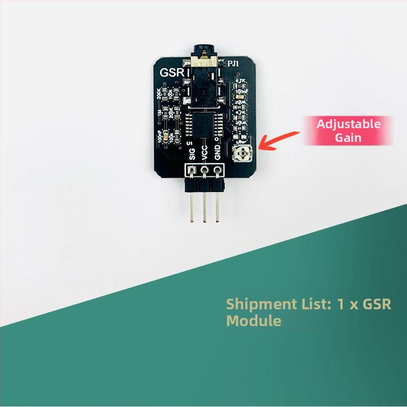 GSR сензор за кожа — измерване на съпротивление и проводимост на кожата, комплект за кожни измервания, анализ на реакцията, разработка на микроконтролер
