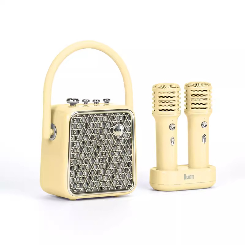 Karaoke Bluetooth zvučnik s dva integrirana mikrofona, 18W, baterija 4000–6000 mAh, frekvencijski odziv 40 Hz–20 kHz