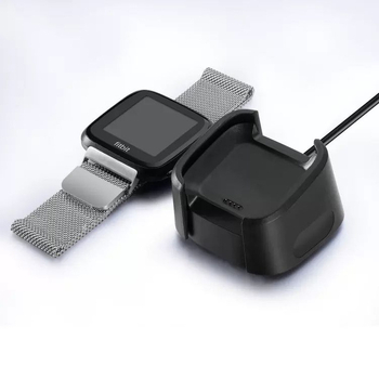 Clip USB de încărcare pentru seria Fitbit Versa – 4-pin, compatibil Versa 1/2/3, Maohong Technology