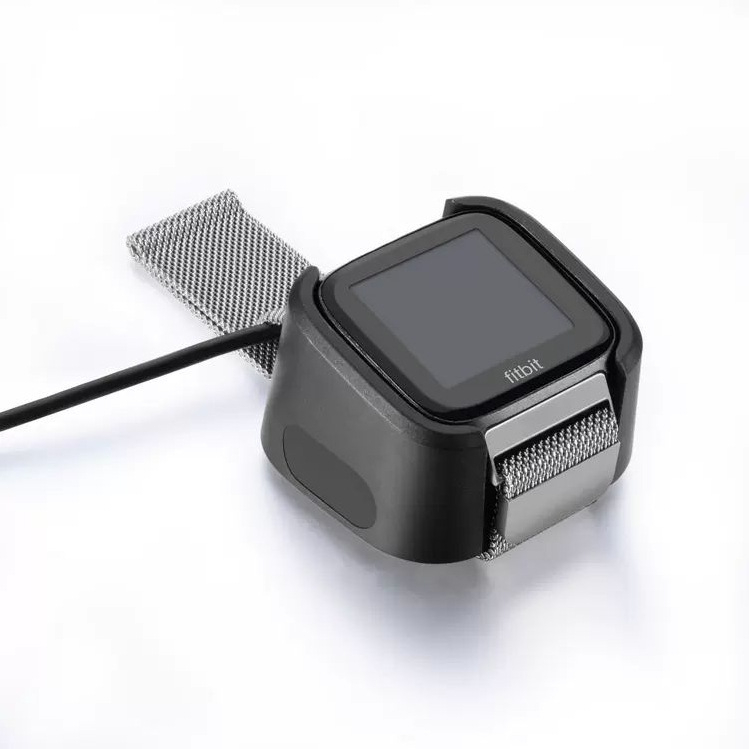 Clip USB de încărcare pentru seria Fitbit Versa – 4-pin, compatibil Versa 1/2/3, Maohong Technology