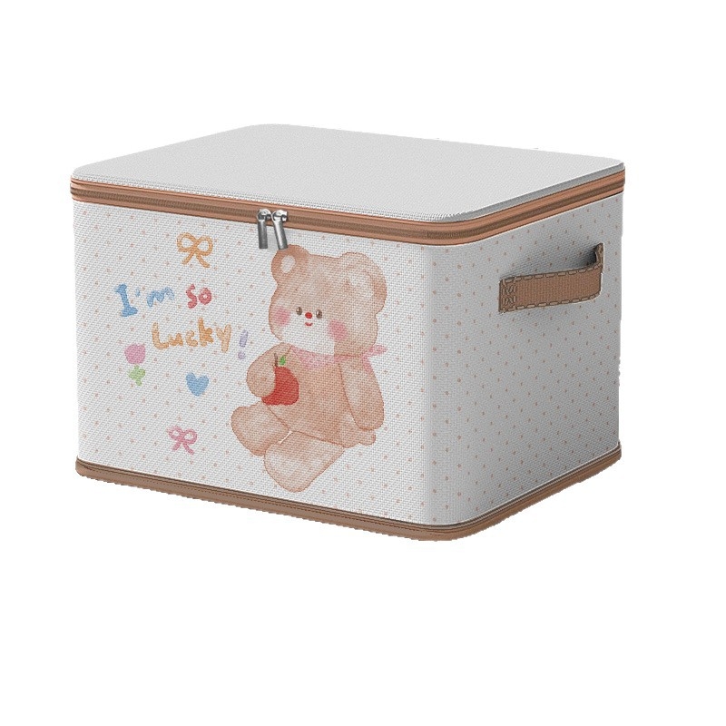 Cutie de depozitare pentru haine din textile, pliabilă, pentru dormitor, capacitate 20–30 L