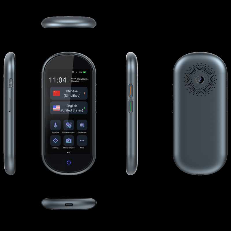 Okos fordító többnyelvű szimultán tolmács utazásokhoz és konferenciákhoz (Márka Yunmao, Modell EB, Cikkszám EB-TL08, Operációs rendszer Android, OEM feldolgozás)