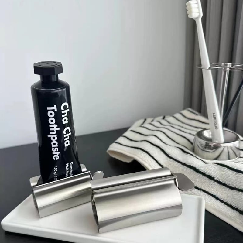 Nehrđajući čelični stisak za pastu za zube i držač na ploču za pastu i sredstvo za čišćenje lica