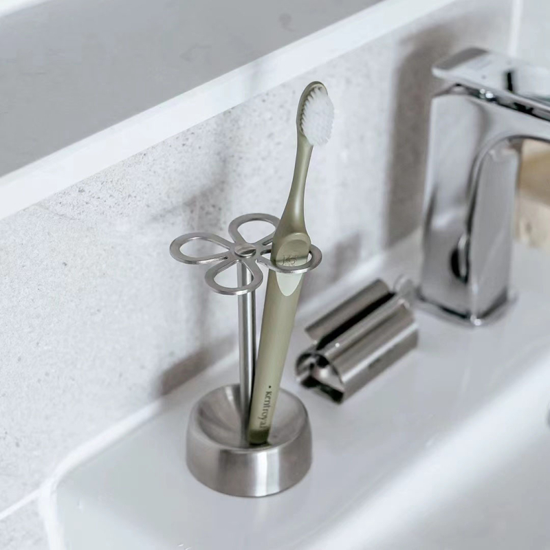 Nehrđajući čelični stisak za pastu za zube i držač na ploču za pastu i sredstvo za čišćenje lica