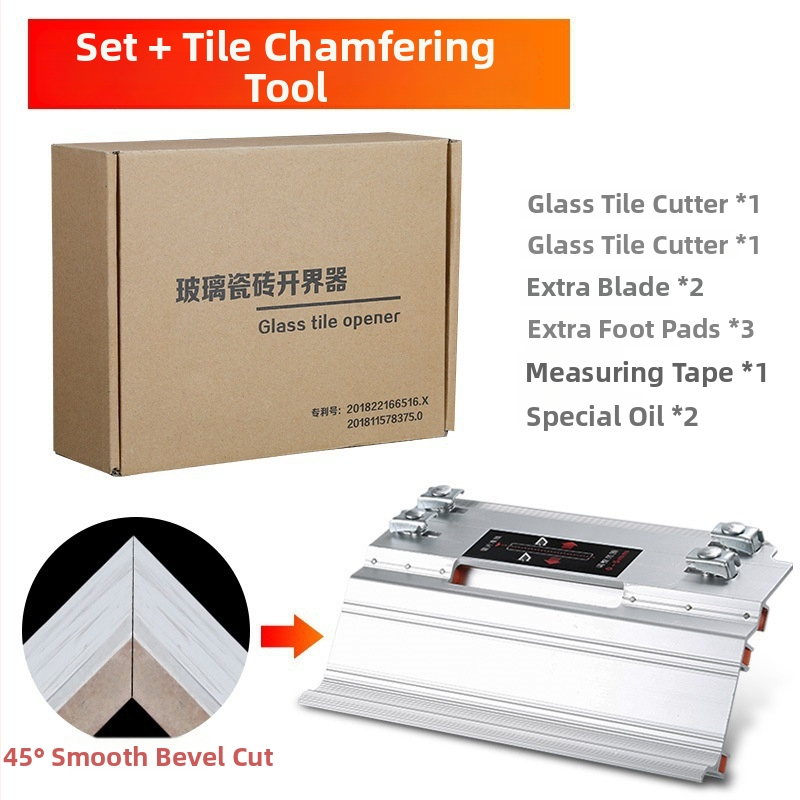 Tăietor manual de plăci și sticlă pentru ceramică – unealtă de marcare a marginilor