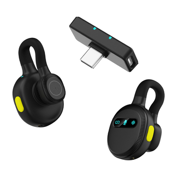 M51 Vezeték nélküli lavalier mikrofon — omnidirekcionális, Bluetooth 5.3, beépített 800–1000 mAh akkumulátor, 20 Hz–20 kHz frekvenciasáv, üzemidő 6–8 óra