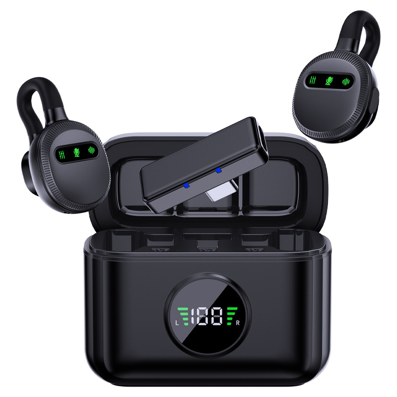 M51 Vezeték nélküli lavalier mikrofon — omnidirekcionális, Bluetooth 5.3, beépített 800–1000 mAh akkumulátor, 20 Hz–20 kHz frekvenciasáv, üzemidő 6–8 óra