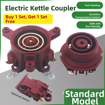 Univerzálna základňa pre elektrickú kanvicu s teplotnou reguláciou, konektorovým jadrom a spojovacou zásuvkou