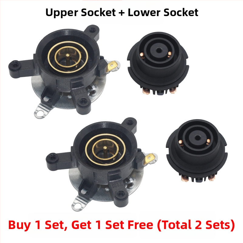 Univerzálna základňa pre elektrickú kanvicu s teplotnou reguláciou, konektorovým jadrom a spojovacou zásuvkou