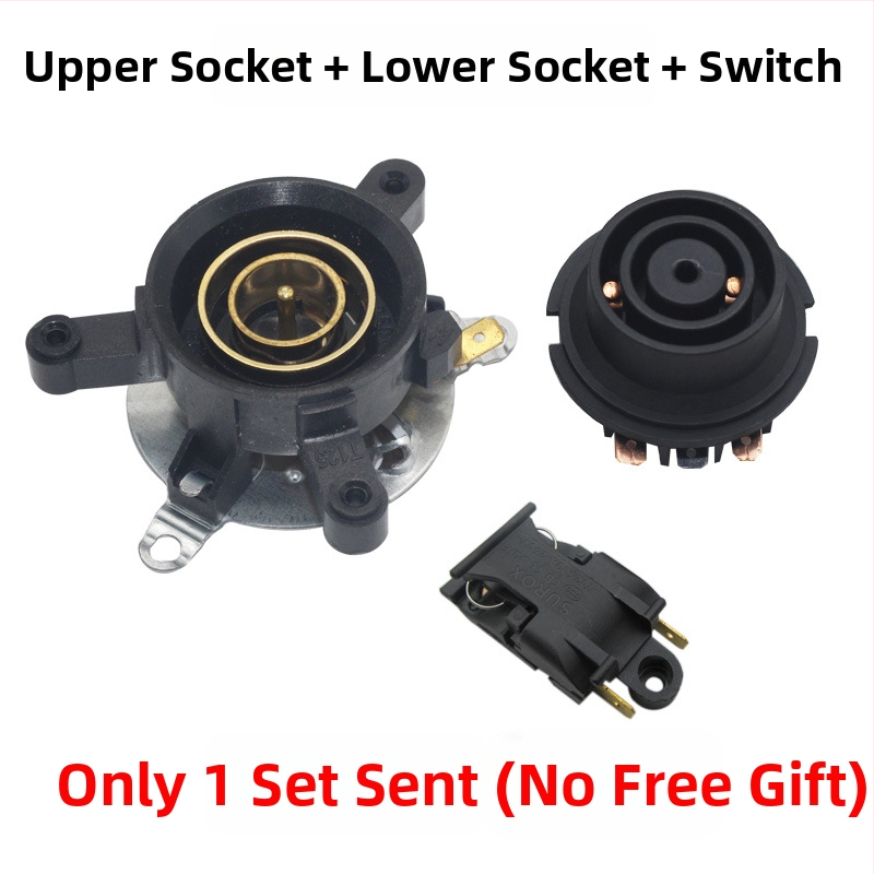 Univerzálna základňa pre elektrickú kanvicu s teplotnou reguláciou, konektorovým jadrom a spojovacou zásuvkou