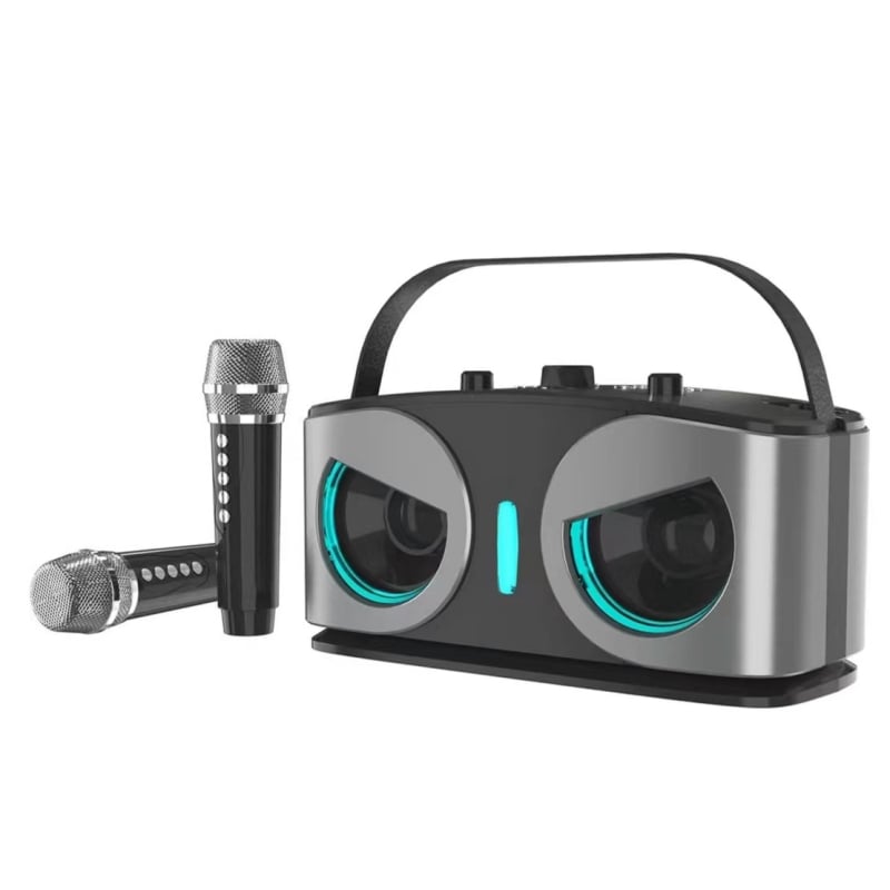 Bežični Bluetooth zvučnik sve-u-jednom s mikrofonom u obliku sove, vanjski prenosni, 20W, 2 zvučnika, Bluetooth 5.3, domet 10 m, 100 Hz-20 kHz