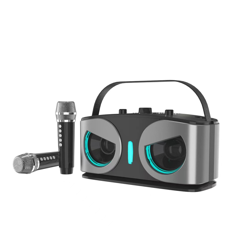 Bežični Bluetooth zvučnik sve-u-jednom s mikrofonom u obliku sove, vanjski prenosni, 20W, 2 zvučnika, Bluetooth 5.3, domet 10 m, 100 Hz-20 kHz