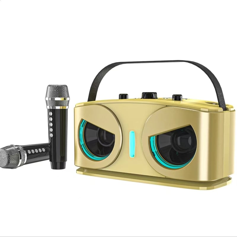 Bežični Bluetooth zvučnik sve-u-jednom s mikrofonom u obliku sove, vanjski prenosni, 20W, 2 zvučnika, Bluetooth 5.3, domet 10 m, 100 Hz-20 kHz