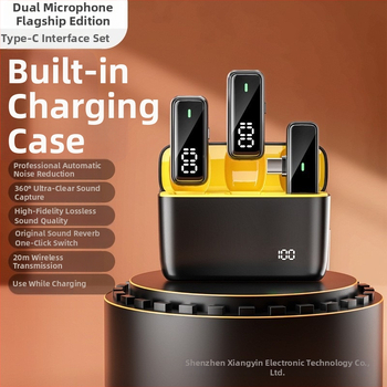 K6 Pro microfon lavalier wireless pentru streaming live și filmări în aer liber – design 1 la 2, algoritm de reducere a zgomotului, interval de frecvențe 20 Hz–20 kHz, SNR ≥70 dB, baterie încorporată 500–800 mAh, autonomie 3–6 h