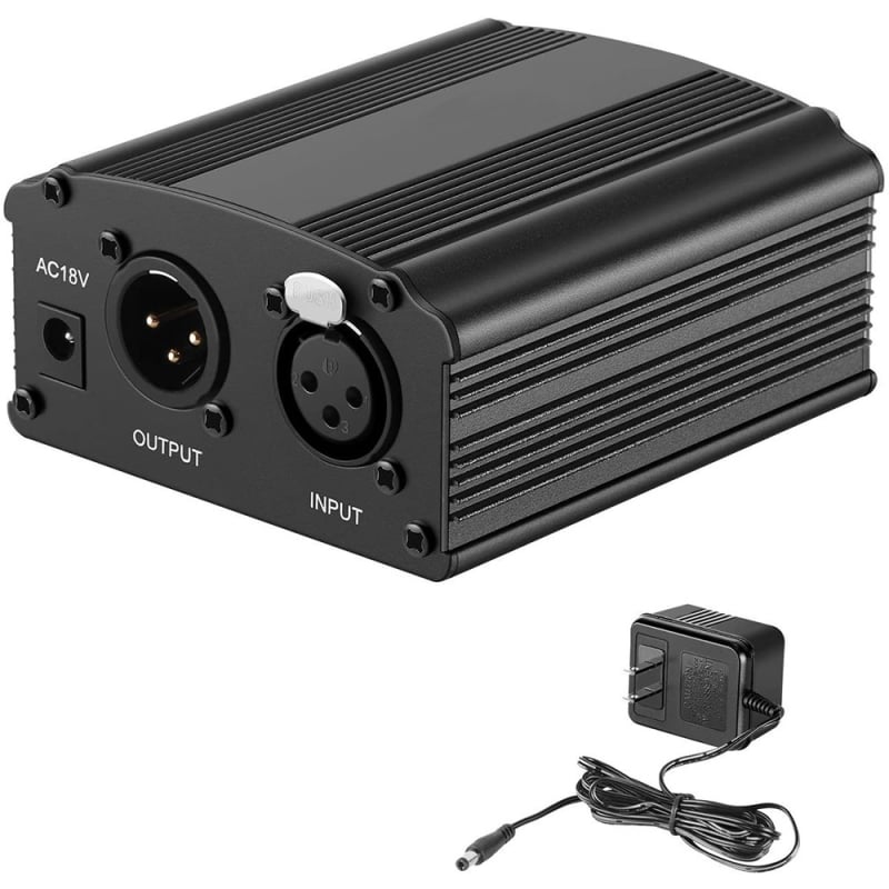 Kondenzatorski mikrofon s velikom membranom, napajanje 48V phantom, USB sučelje, kompatibilan sa zvučnom kartom, hiper-kardioidni obrazac