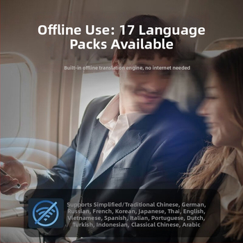 Traducător offline inteligent S09 – traducere vocală și foto în mai multe limbi cu interpretare simultană