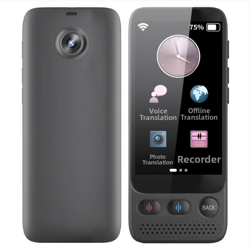 Traducător offline inteligent S09 – traducere vocală și foto în mai multe limbi cu interpretare simultană