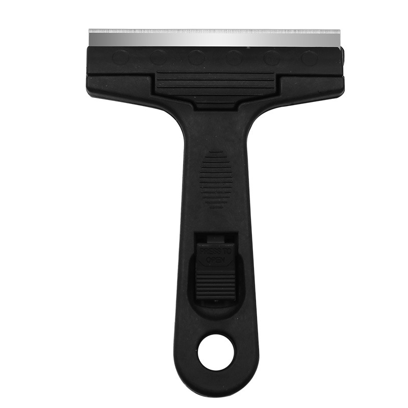 Cuțit-șpaclu de curățare multifuncțional pentru pereți, sticlă și plăci – Model Clean Blade; Brand Record Work; Potrivit pentru curățarea sticlei, cimentului și a rămasitelor de lipire pe pereți