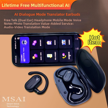 Traducător de conversații T29: traducere video și audio, mod dialog AI, traducere offline, traducere foto, căști binaurale