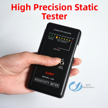 Instrument de testare a rezistenței de suprafață antistatice — precizie înaltă, PET film, PVC și țesătură nețesută, detecție de impedanță