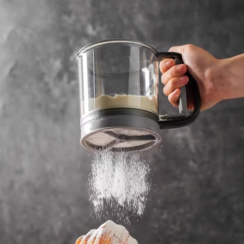 Qiwang ručno sito za brašno, poluautomatsko sito za pečenje, modernog stila
